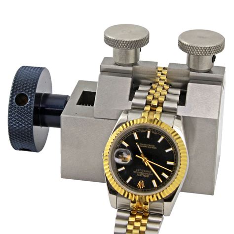 rolex adjustment tool|Rolex watch repair equipment.